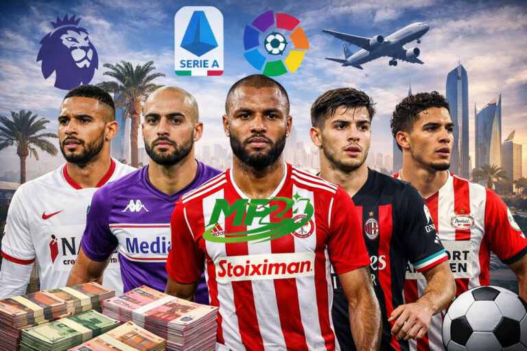 نجوم المغرب يشعلون الميركاتو: أندية أوروبية وخليجية تتنافس على ضم أسود الأطلس